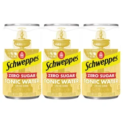 Schweppes Zero Sugar Tonic Water Mini Cans