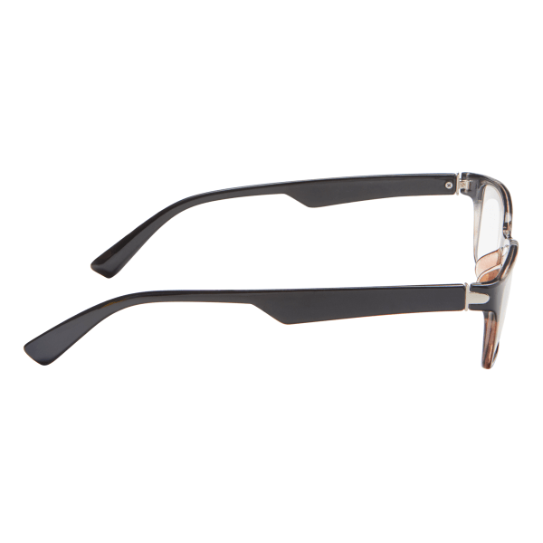 slide 2 of 4, ICU Eyewear Rectangular Reading Glasses, Black, +1.25, 1 ct