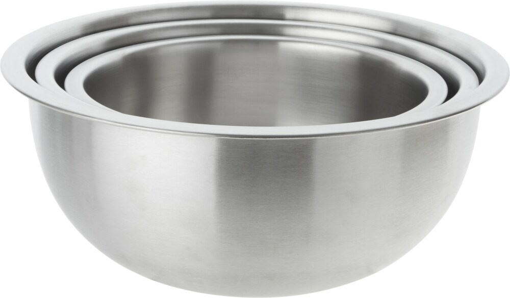 slide 1 of 1, Everyday Living Stainless Steel Bowl Set, 3 ct