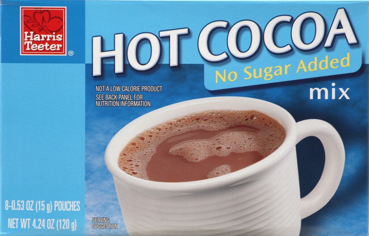 slide 1 of 6, Harris Teeter Hot Cocoa Mix - No Sugar Added - 4.24 oz, 4.24 oz