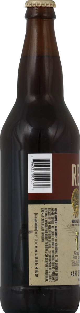 slide 3 of 4, Karl Strauss Brewing Company Ale, Handcrafted, Irish-Style Red, 22 oz btl
