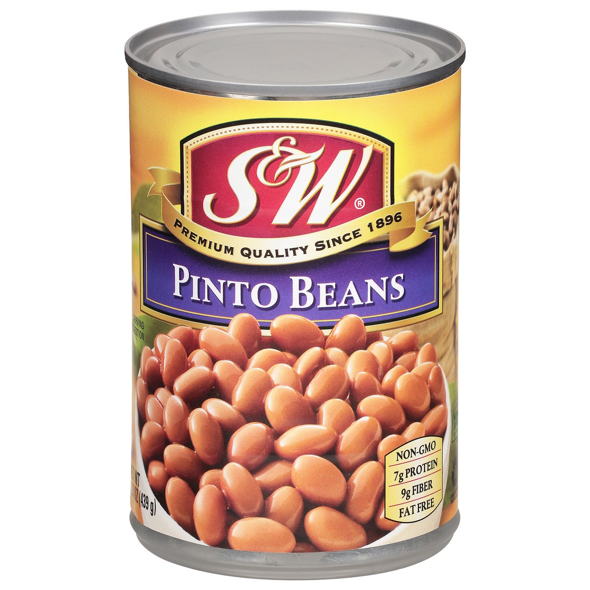 slide 1 of 11, S&W Pinto Beans 15.5 oz, 15.5 oz