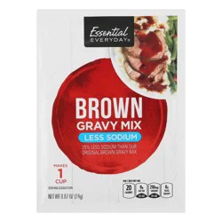 Essential Everyday Reduced Sodium Brown Gravy Mix