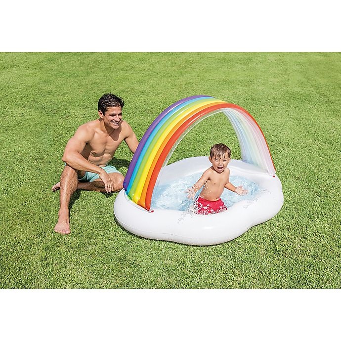 slide 2 of 2, Intex Rainbow Cloud Baby Pool, 1 ct