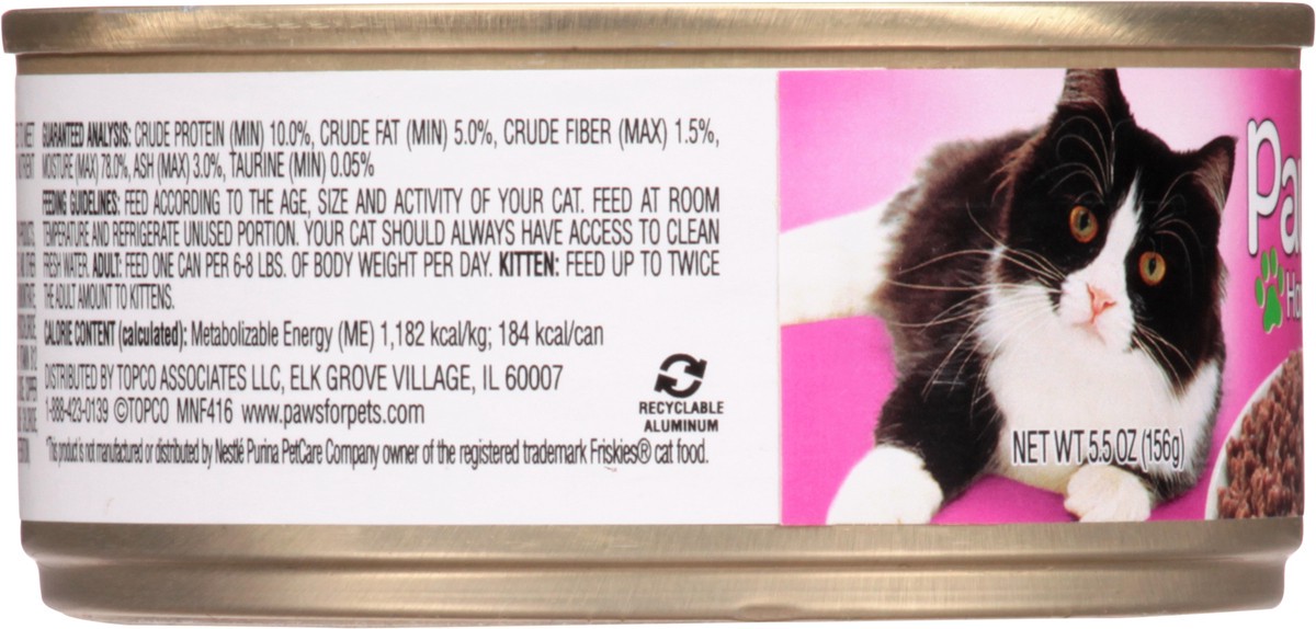 slide 2 of 9, Paws Happy Life Classic Salmon Dinner Cat Food 5.5 oz, 5.5 oz