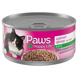 Paws Happy Life Classic Salmon Dinner Cat Food 5.5 oz