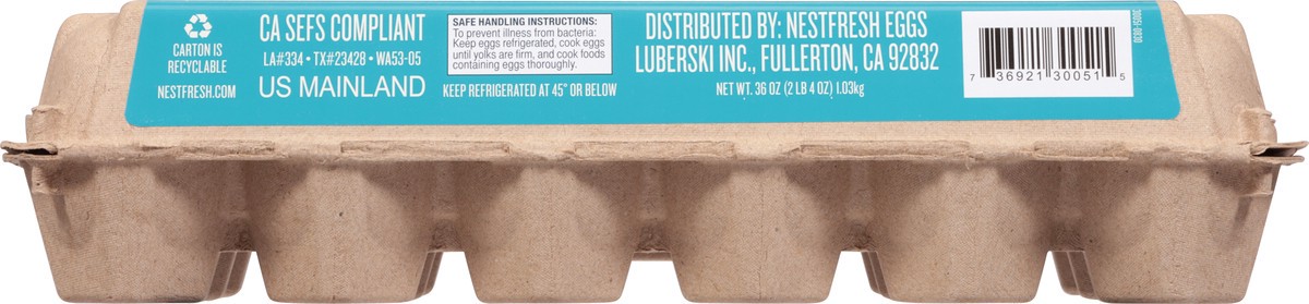 slide 7 of 15, Nest Brown Fresh Range Large Eggs 18 Each, 18 ct