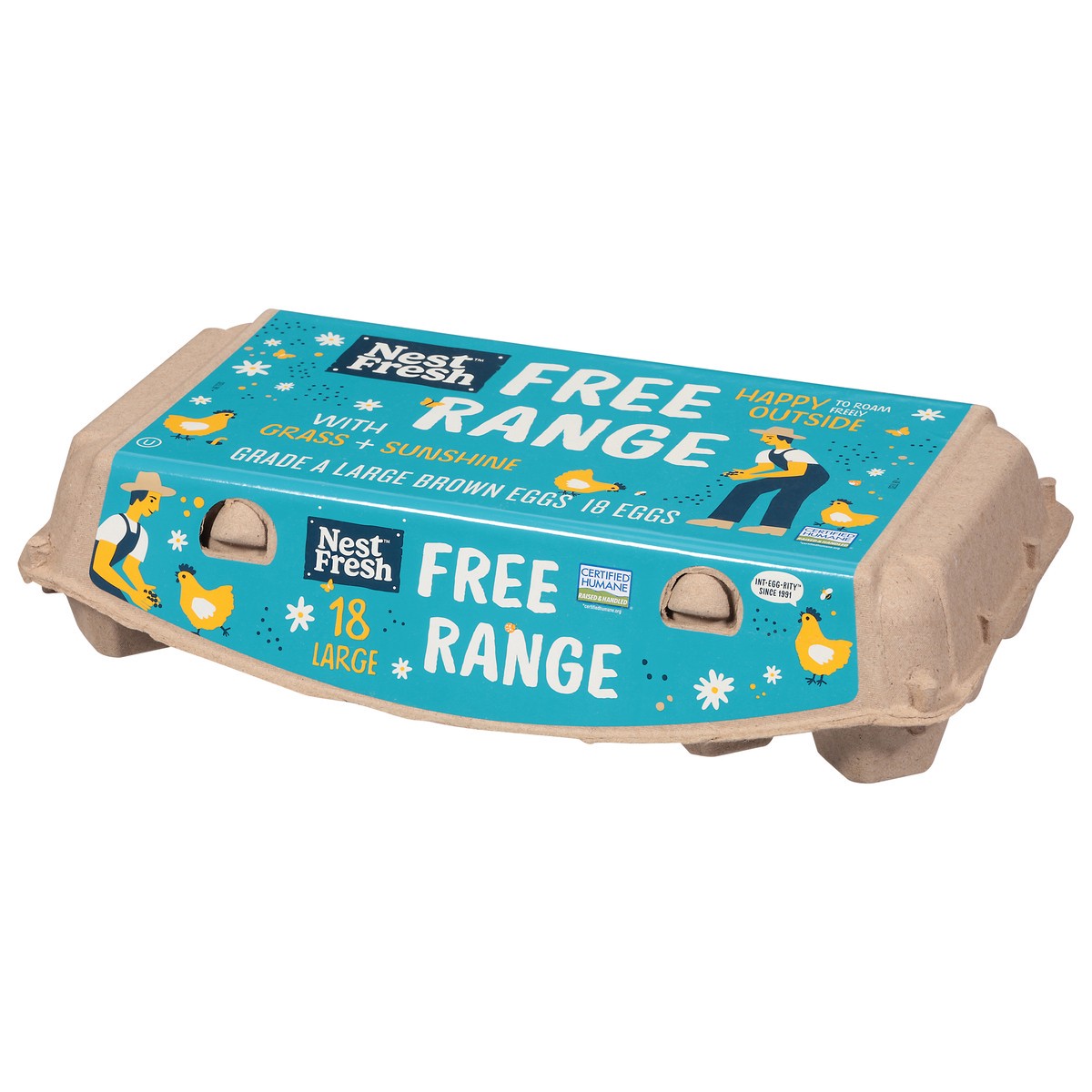 slide 4 of 15, Nest Brown Fresh Range Large Eggs 18 Each, 18 ct