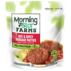 MorningStar Farms Veggie Breakfast Hot and Spicy Sausage Patties