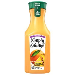 Simply Orange w/ Pineapple Juice Bottle, 46 fl oz