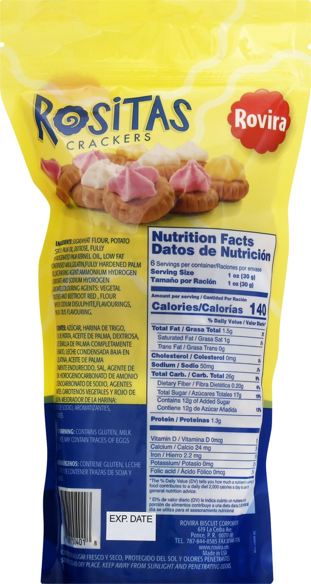 slide 9 of 10, Rovira Crackers 6 oz, 6 oz