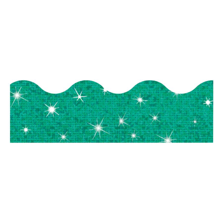 slide 3 of 3, TREND Sparkle Terrific Trimmers Teal, 10 ct; 2.5 in x 9 in
