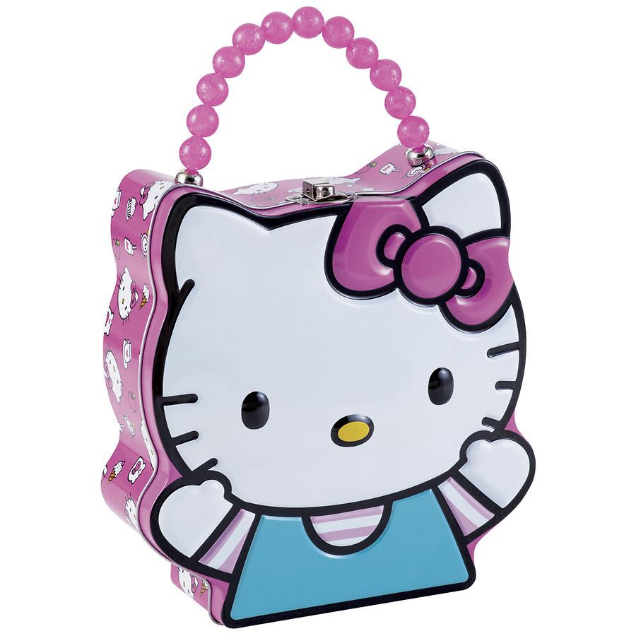 slide 2 of 2, Hello Kitty Tin With Stickers, 1 ct