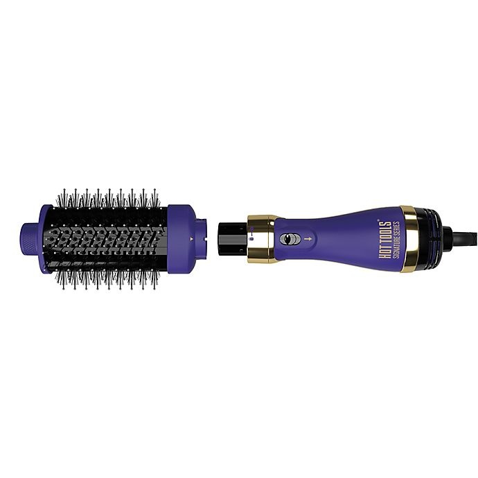 slide 4 of 4, Hot Tools Signature Series One-Step Blowout Detachable Small Oval Head - Purple, 1 ct