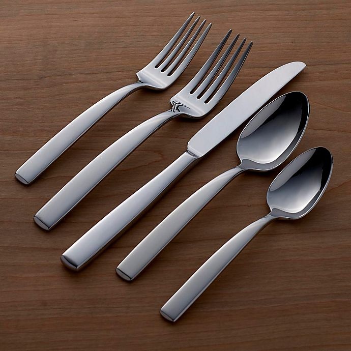 slide 6 of 6, Oneida Kassia Stainless Steel Flatware Set, 20 ct