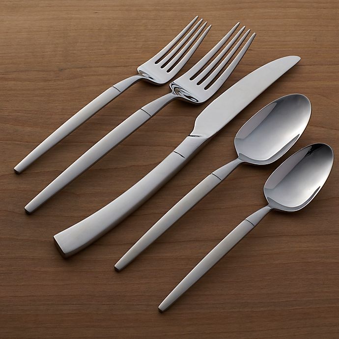 slide 2 of 9, Oneida Adjacent Satin Flatware Set, 20 ct