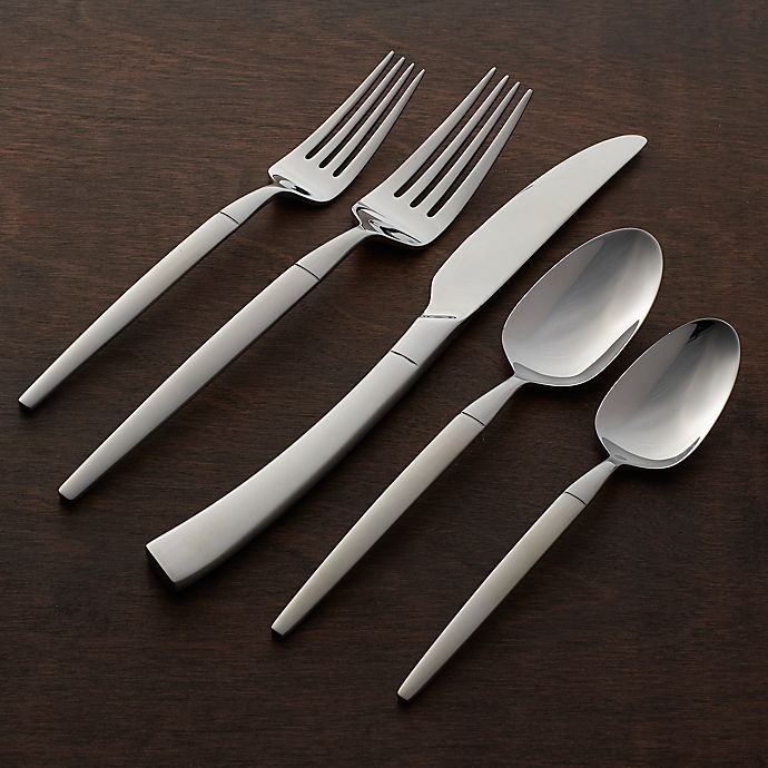 slide 4 of 9, Oneida Adjacent Satin Flatware Set, 20 ct