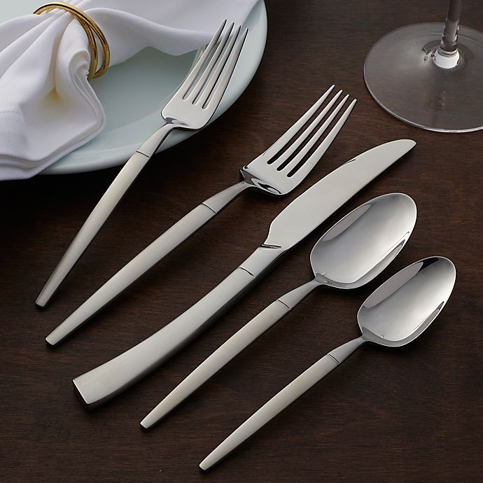 slide 5 of 9, Oneida Adjacent Satin Flatware Set, 20 ct