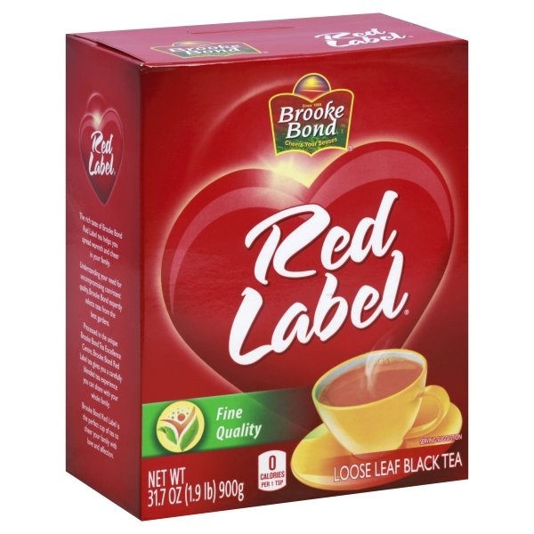 slide 1 of 1, Brooke Bond Red Label Loose Leaf Black Tea, 31.7 oz