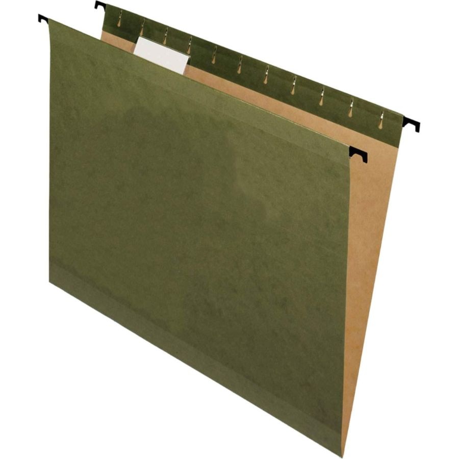 slide 2 of 4, Pendaflex SureHook Poly Laminate Reinforced Hanging Folders, Letter, Green, 20/Box, 20 ct