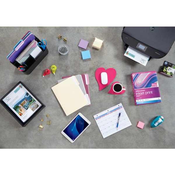 slide 3 of 6, Office Depot Brand Reinforced File Folders, 1/3-Cut Tabs, Letter Size, Manila, Box Of 100, 100 ct