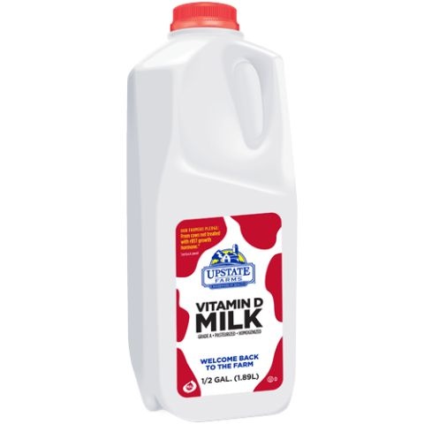 slide 1 of 1, Upstate Farms Upstate Farm Whole Milk Half Gallon, 1 ct