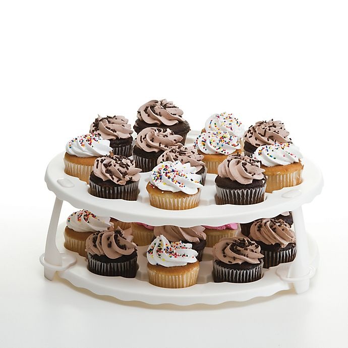 slide 3 of 5, prepworks Collapsible Cupcake and Cake Carrier, 1 ct