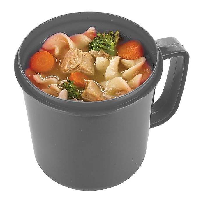 slide 2 of 2, Progressive Snaplock 3-Cup Soup-To-Go Container - Grey, 1 ct