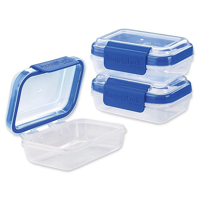 Blue Lid for 3-cup Rectangular Food Storage Container