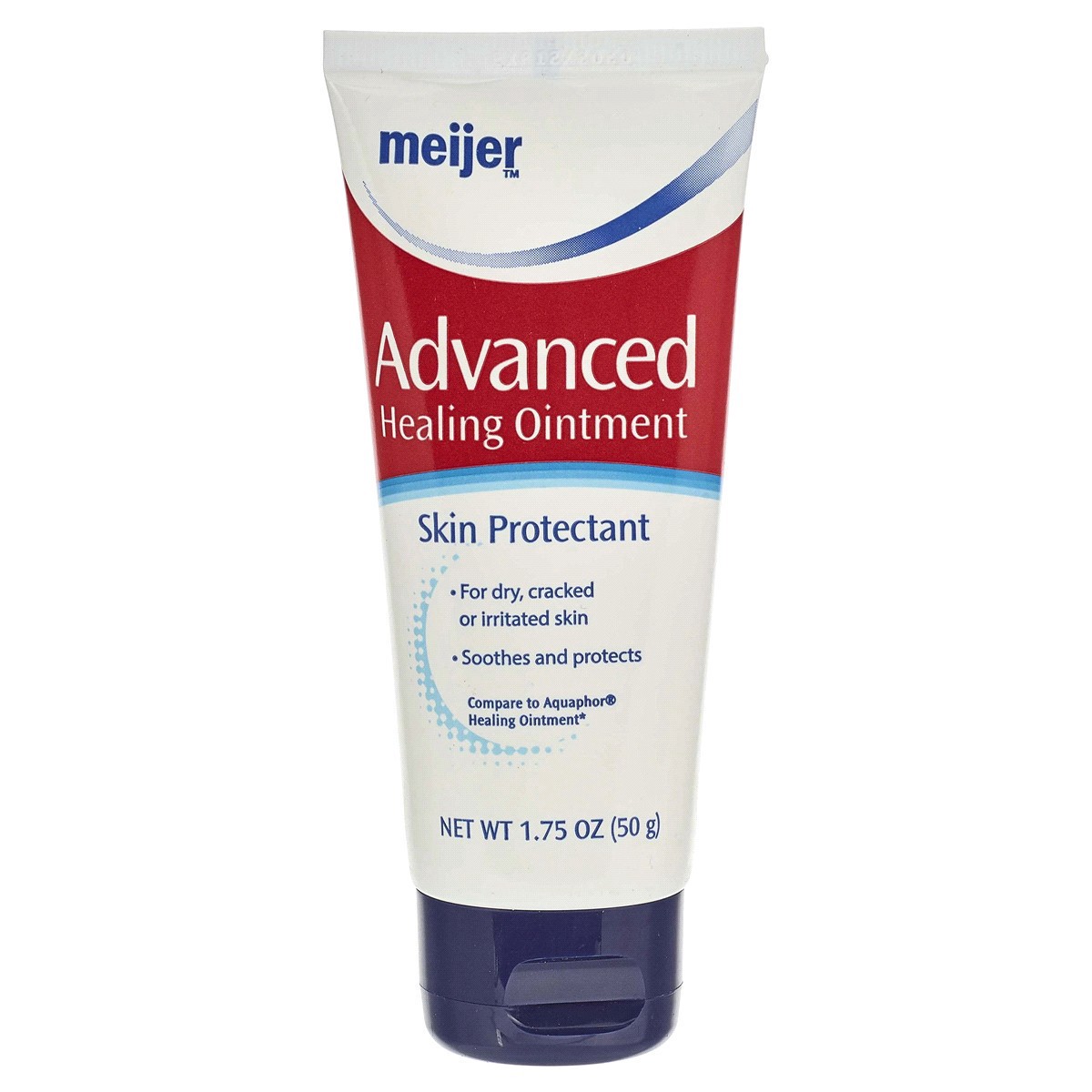 slide 1 of 5, Meijer Advanced Healing Ointment Skin Protectant, 1.75 oz