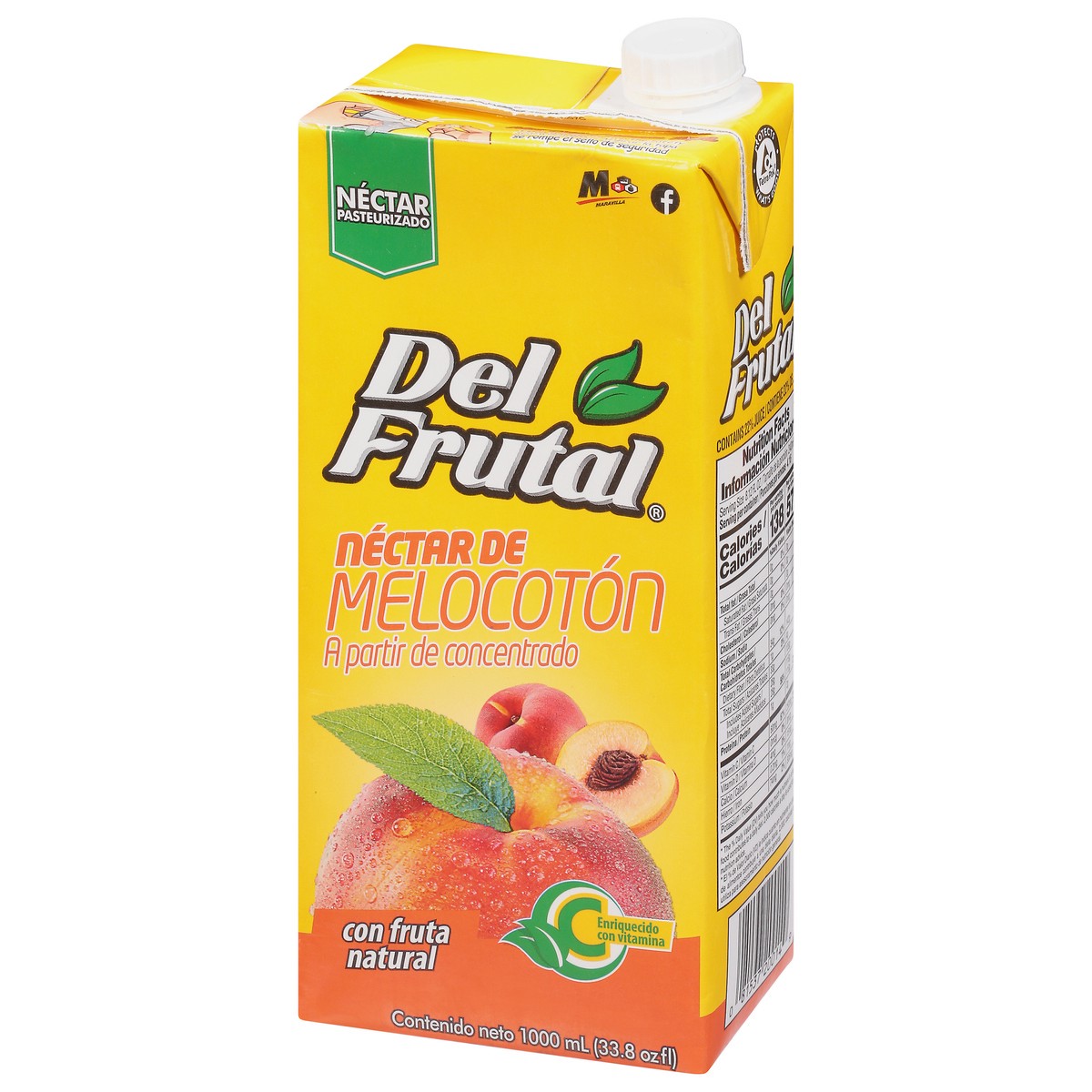 slide 4 of 9, Del Frutal Peach Nectar - 33.8 fl oz, 33 oz