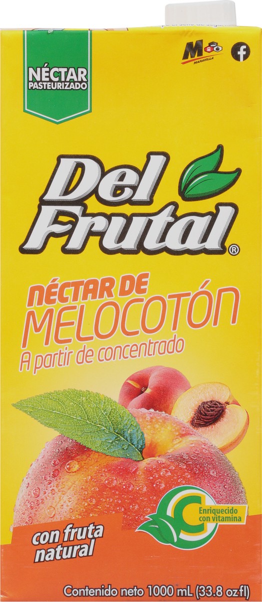 slide 9 of 9, Del Frutal Peach Nectar - 33.8 fl oz, 33 oz