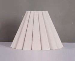 ROOM & RETREAT Rr Scalloped Empire Shade 12"white