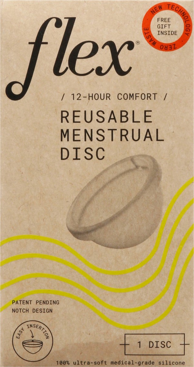slide 8 of 13, Flex Reusable Period Disc 1 ea, 1 ct
