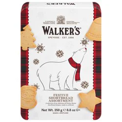 Walker's Festive Assortment Shortbread 8.8 oz
