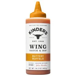 Kinder's Buttery Buffalo Wing Sauce & Dip 14.2 oz
