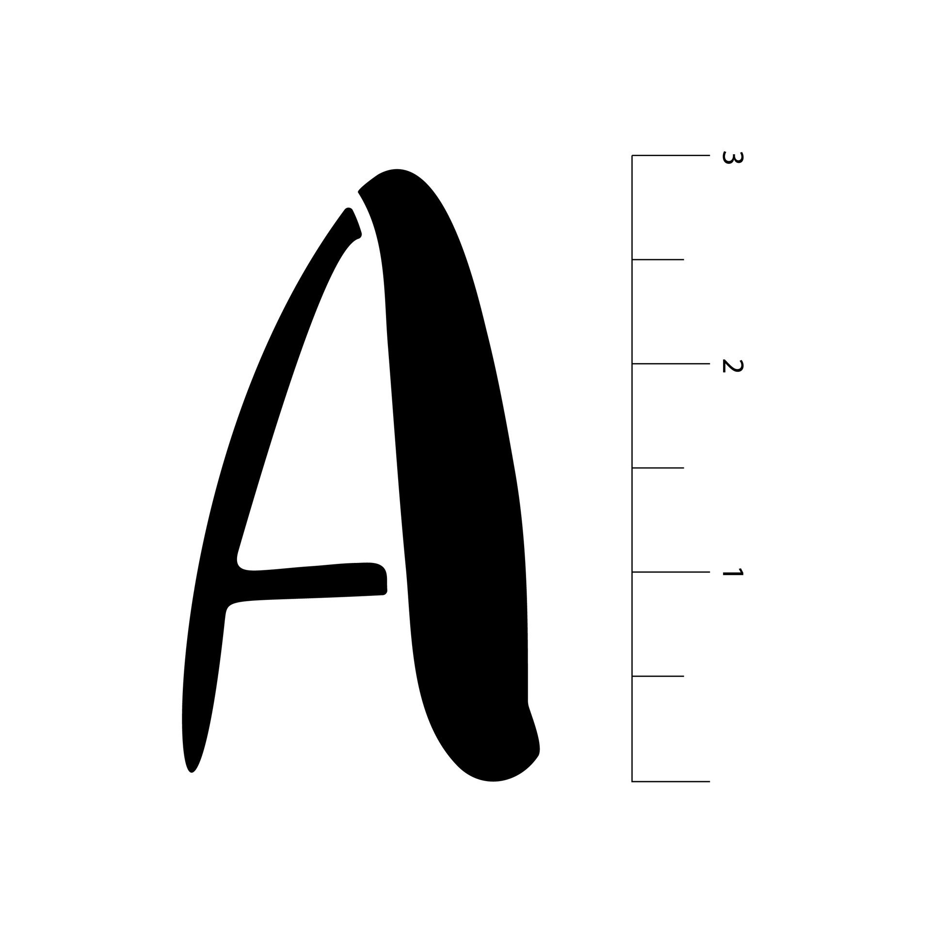 slide 2 of 4, Alphabet Brush Letters Stencils, 7" X 10" By Craft Smart, 7 in x 10 in