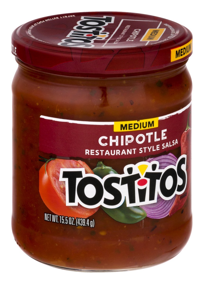 slide 2 of 8, Tostitos Restaurant Style Salsa Medium Chipotle 15.5 Oz, 15.5 oz