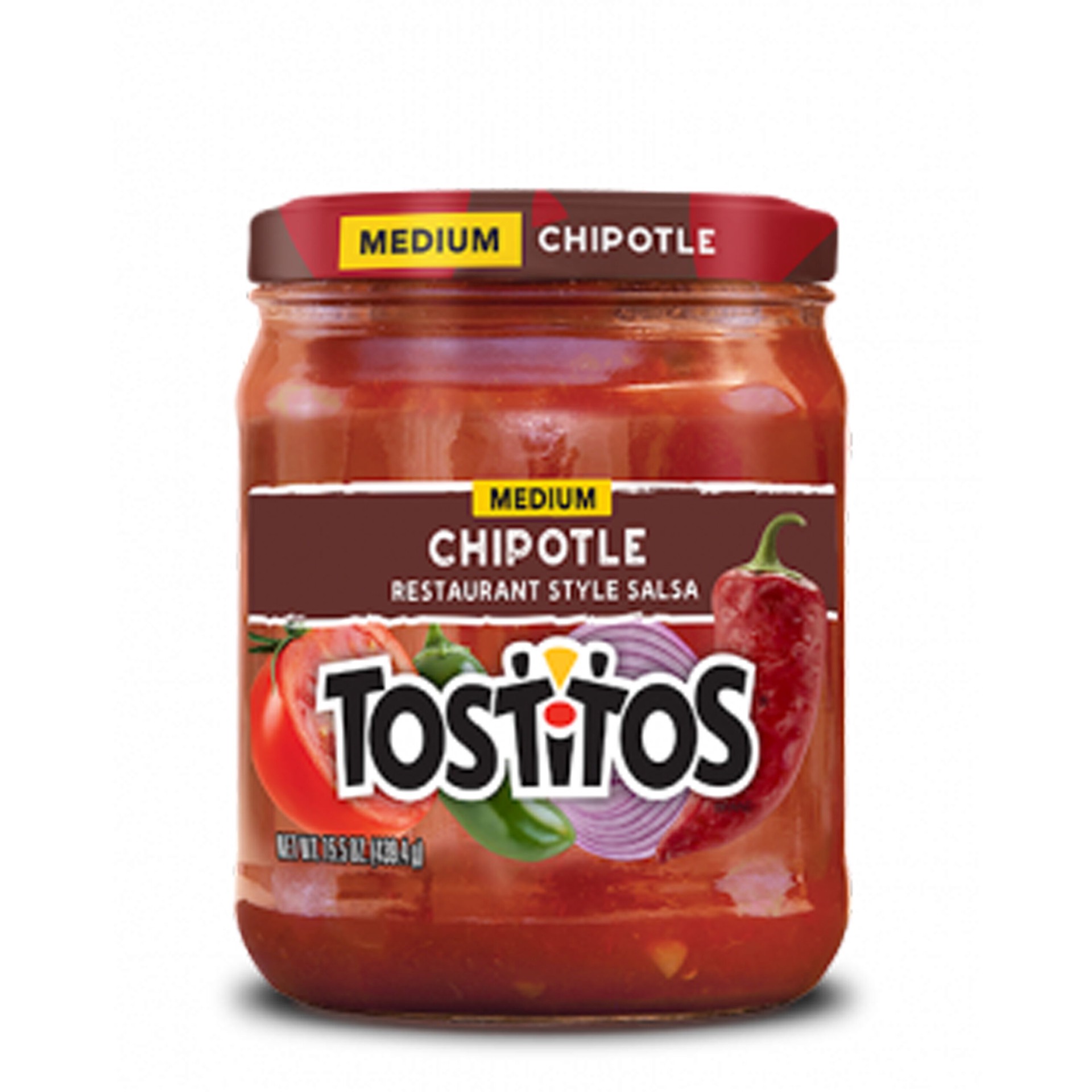 slide 1 of 8, Tostitos Restaurant Style Salsa Medium Chipotle 15.5 Oz, 15.5 oz