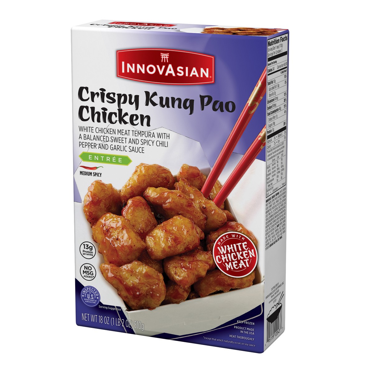 slide 3 of 9, InnovAsian Crispy Kung Pao Chicken, 18 oz