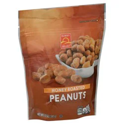 Sunny Select Honey Roasted Peanuts - 12 oz
