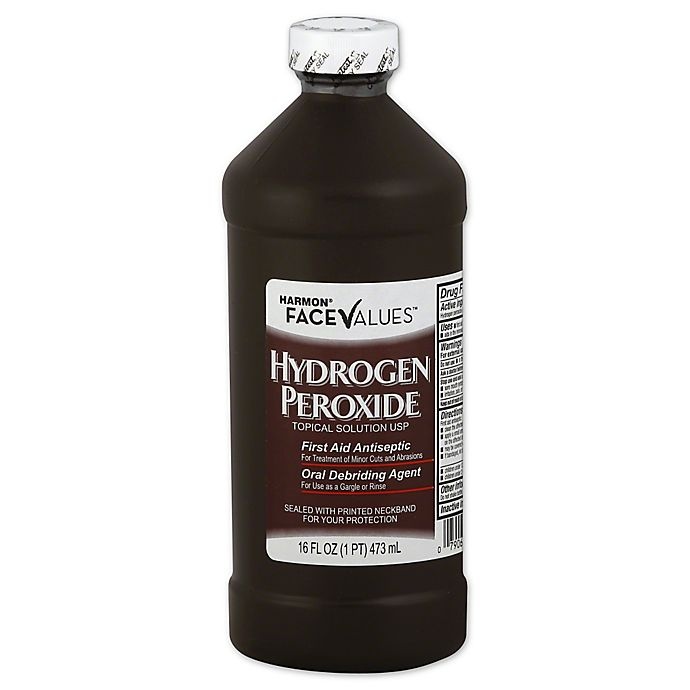 slide 1 of 1, Harmon Face Values Hydrogen Peroxide, 16 oz