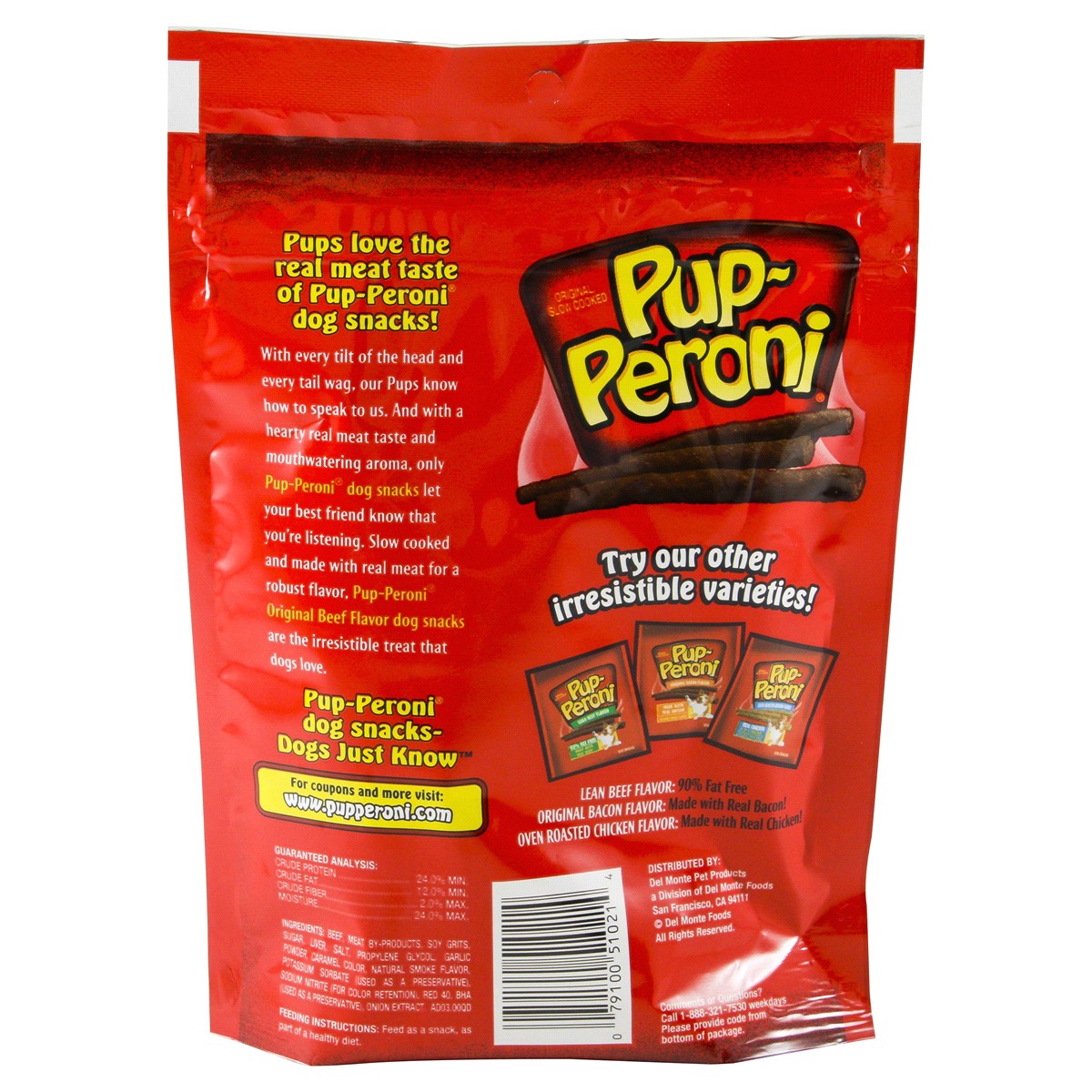 slide 2 of 3, Pup-Peroni Original Beef Recipe Dog Treats, 5.6 Oz. Bag, 5.6 oz