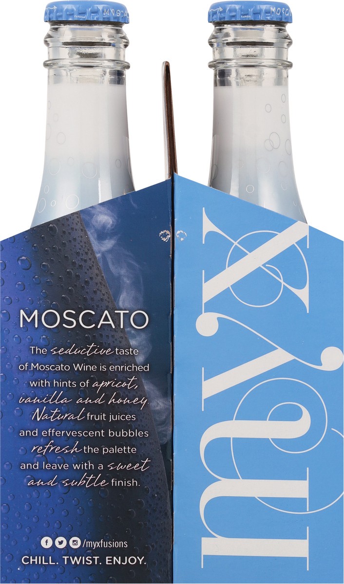 slide 8 of 9, MYX Fusions Fusions Original Moscato 4 - 187 ml Bottles, 748 ml