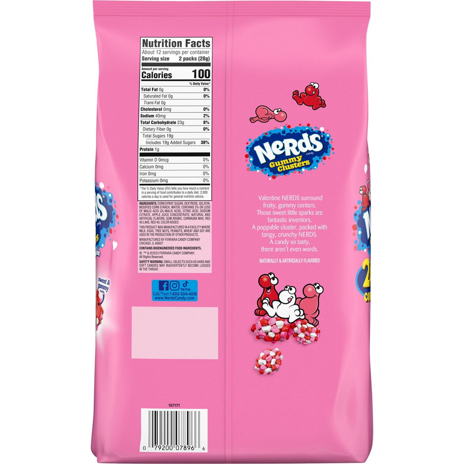 slide 2 of 2, Nerds, Gummy Clusters Exchange Bag, 24 Ct, 12 Oz, 12 oz