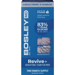 Bosley Mens Drug Free Hair Regrowth 2Mos