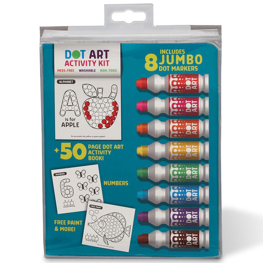 slide 3 of 4, Chuckle & Roar Dot Art Activity Kit, 1 ct