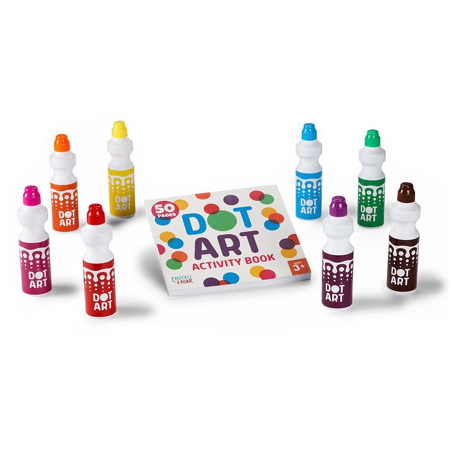 slide 2 of 4, Chuckle & Roar Dot Art Activity Kit, 1 ct