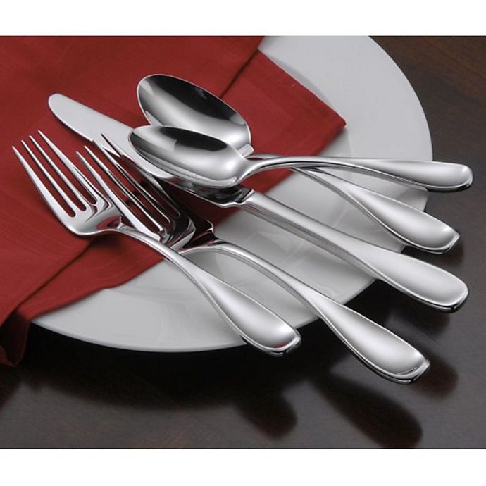 slide 2 of 2, Oneida Voss Satin Flatware Set, 45 ct