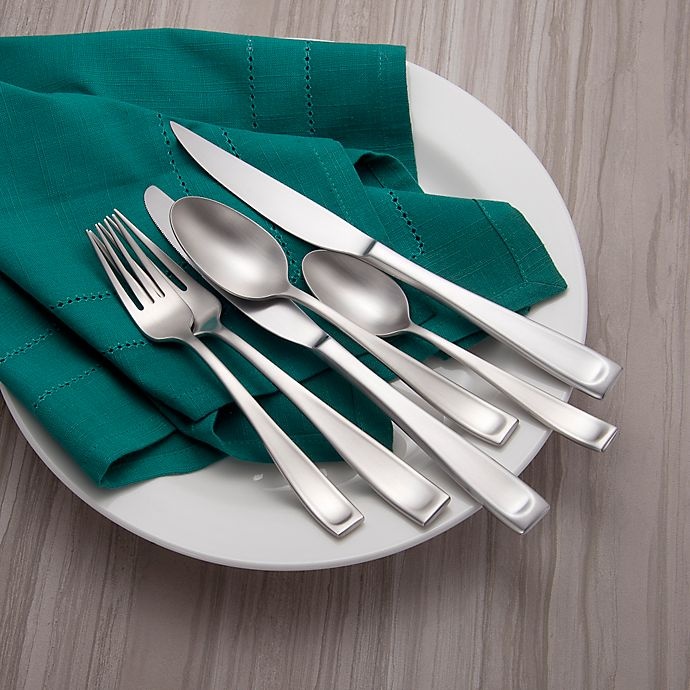 slide 2 of 2, Oneida Satin Moda Flatware Set, 75 ct